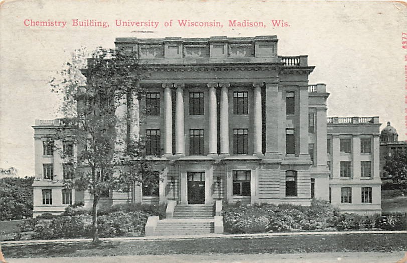 Postcard WI: Chemistry Building, University of Wisconsin, Madison DB 1911