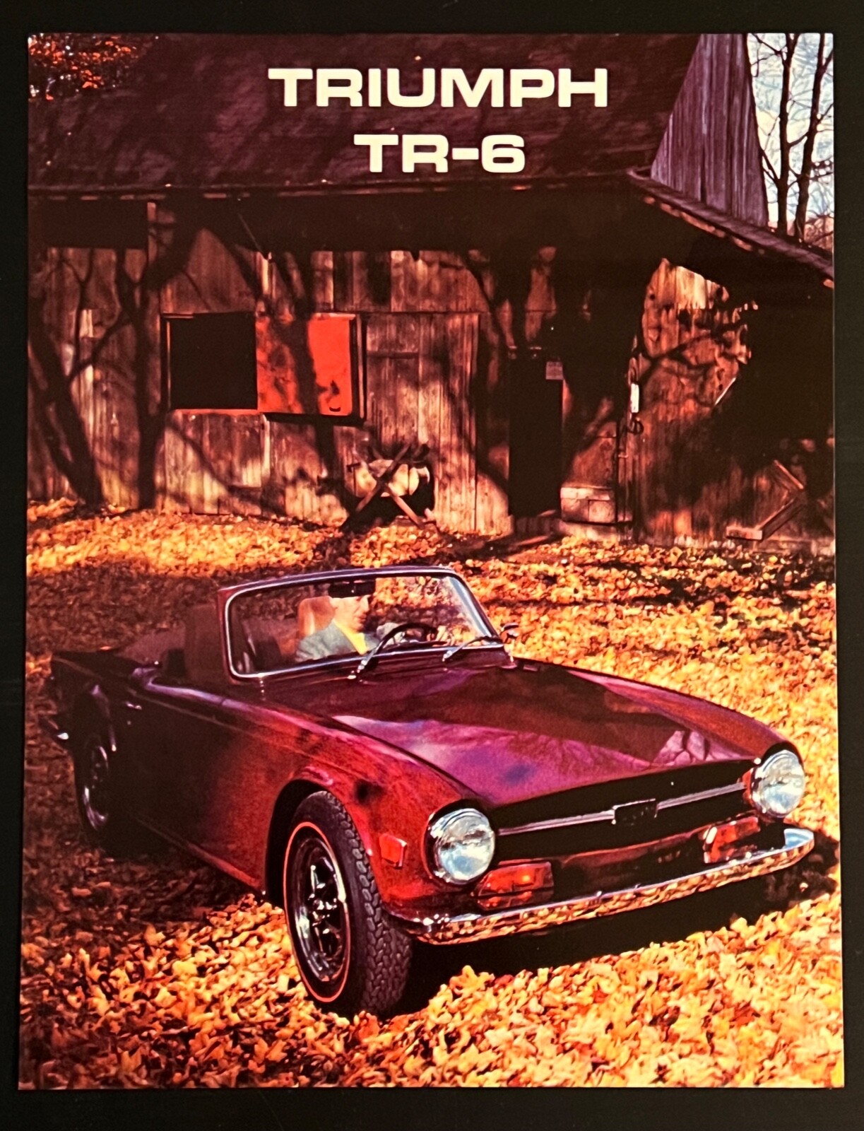 Mint Original   First (1969) Triumph TR-6 Sales Brochure