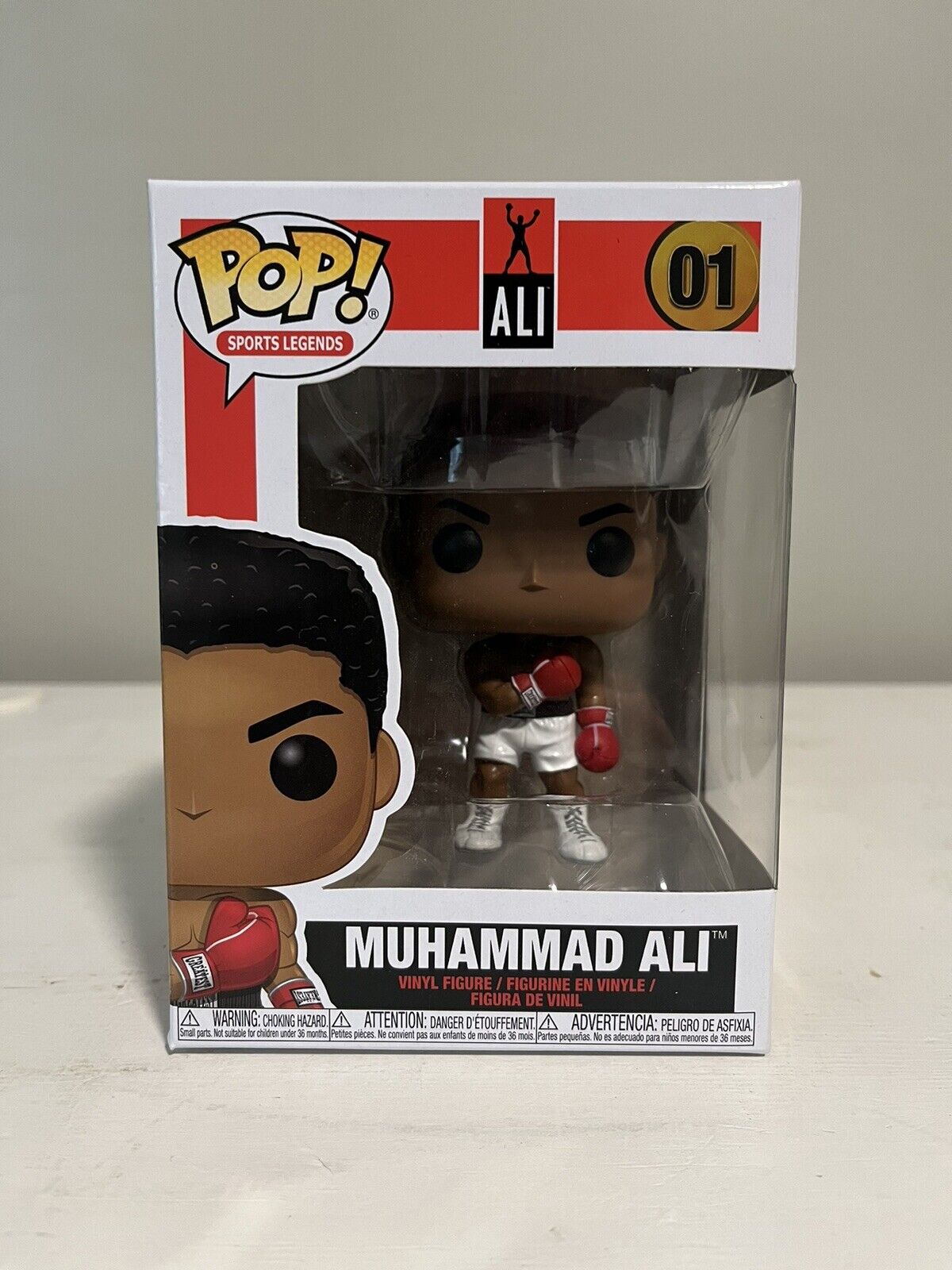 Funko POP Sports Legends: Muhammad Ali #01 - RARE Vaulted Vinyl Fig -