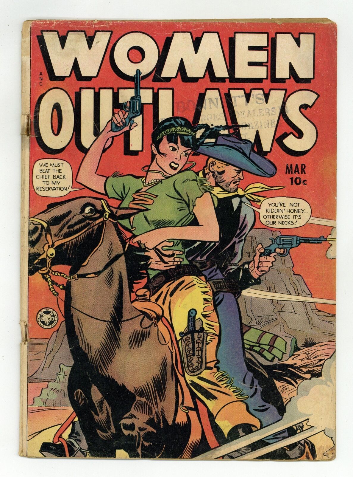 Women Outlaws #5 PR 0.5 1949