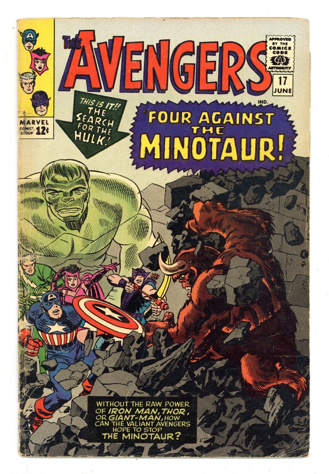 Avengers #17 GD+ 2.5 1965