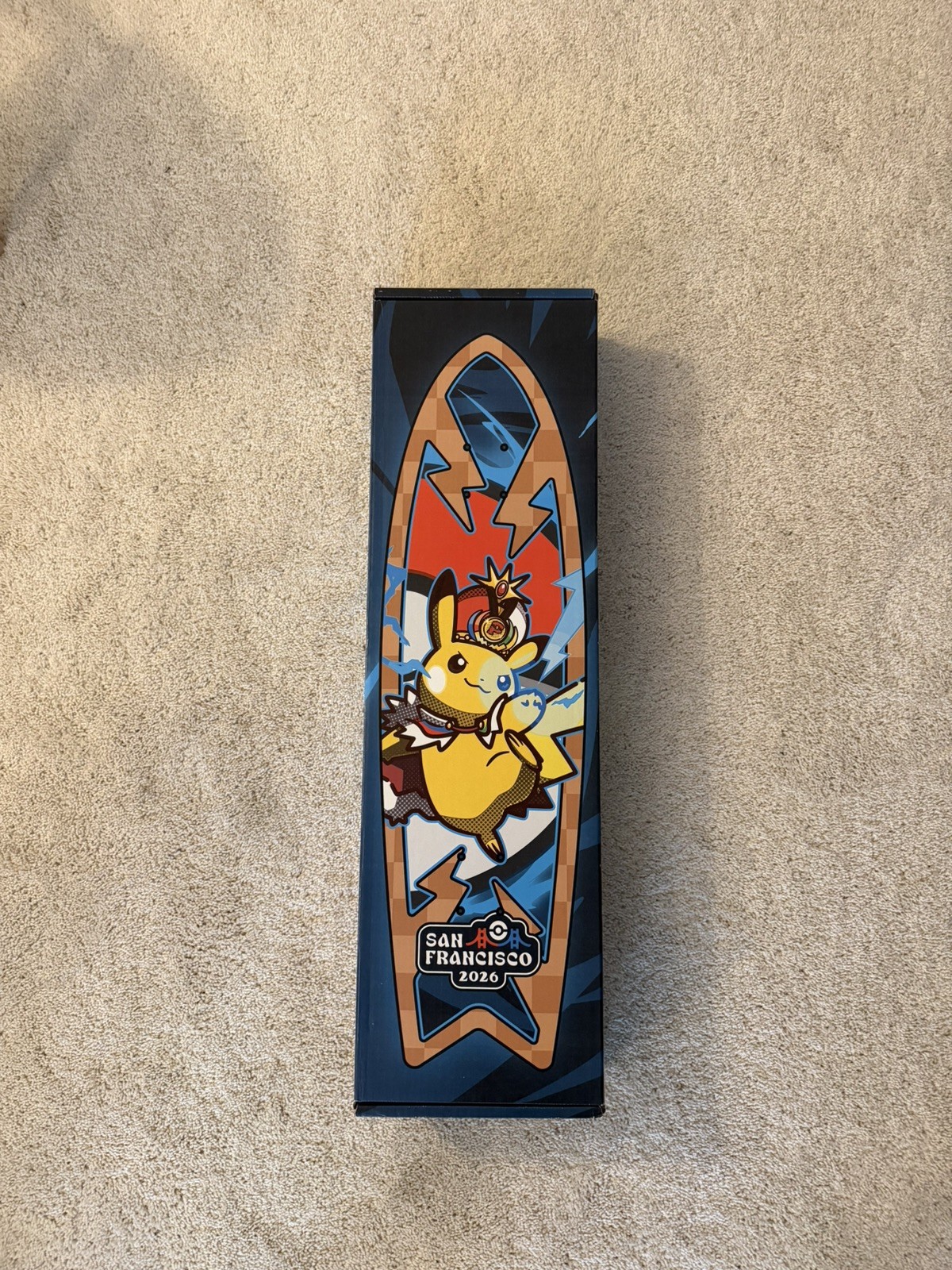 Bear Walker x Pokemon Center Pikachu 2026 Worlds San Francisco Skateboard Sealed Bear Walker x Pokemon Center Pikachu 2026 Worlds San Francisco Skateboard Sealed