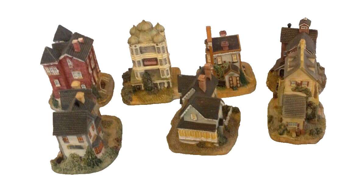 Ceramic Hand Painted Authentic Miniature Houses International Resources Services