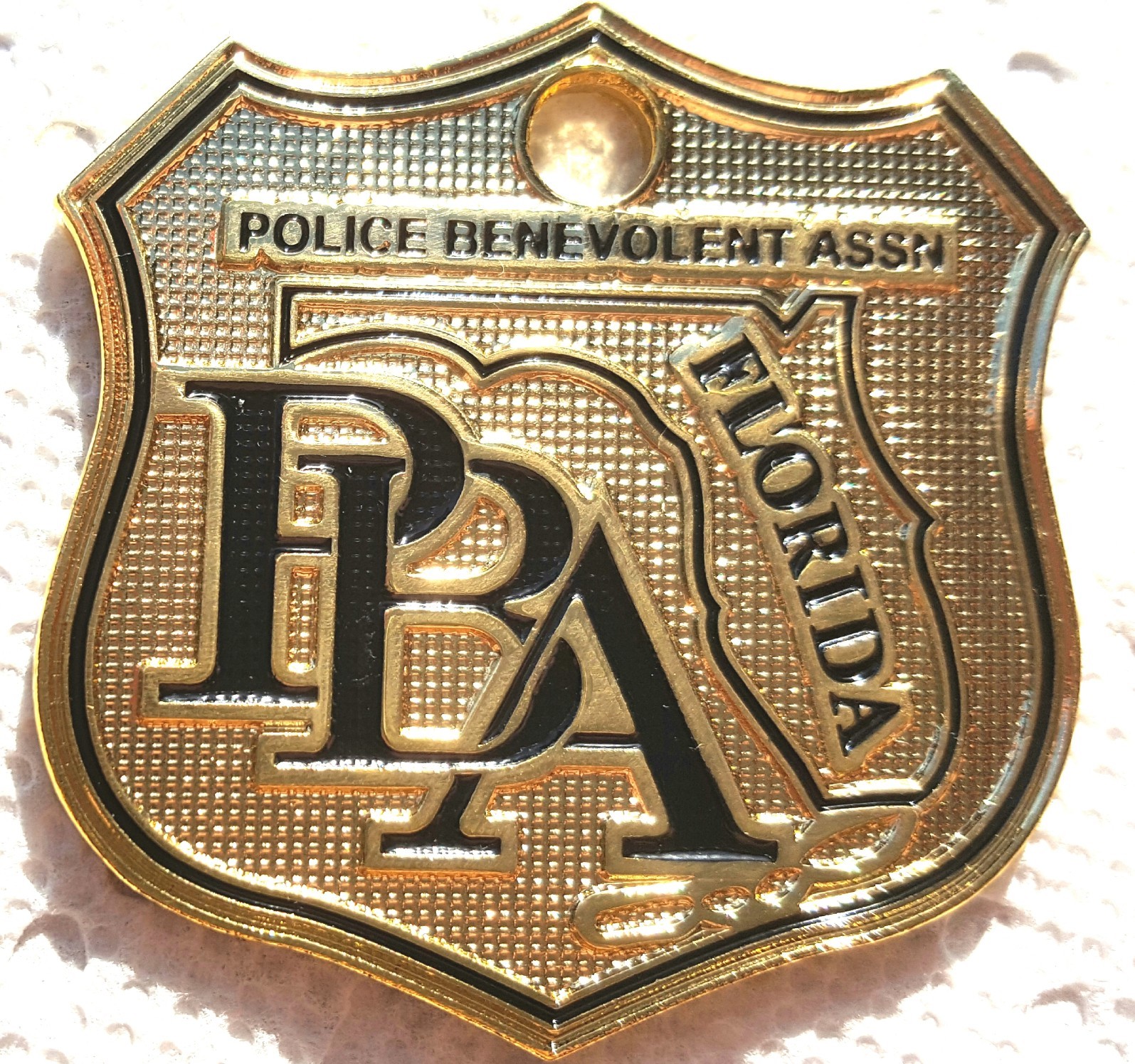 PBA OFFICIAL 2026 CAR SHIELD FLORIDA LAW SUPPORTER GOLD LICENSE PLATE PBA OFFICIAL 2026 CAR SHIELD FLORIDA LAW SUPPORTER GOLD LICENSE PLATE