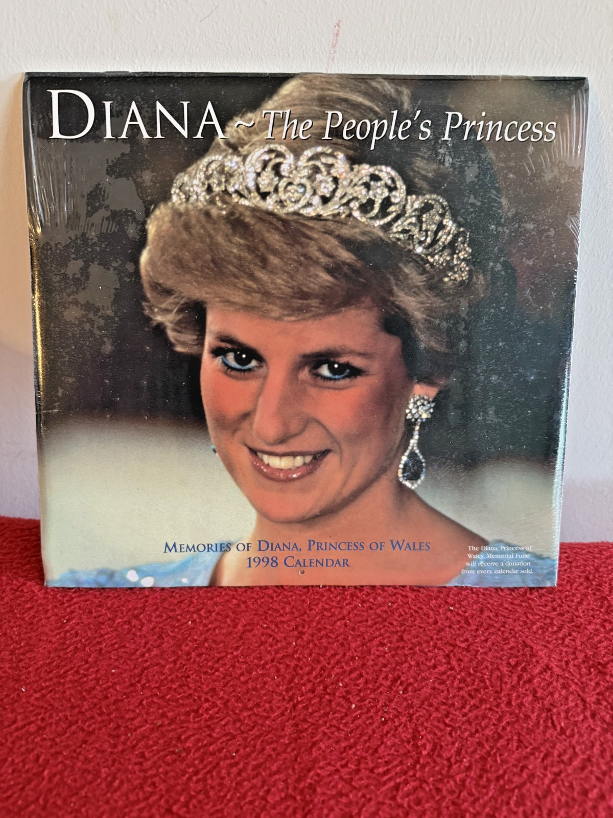 New Sealed Diana The People's Princess Calendar`1998 Memories Princess Of Wales New Sealed Diana The People's Princess Calendar`1998 Memories Princess Of Wales
