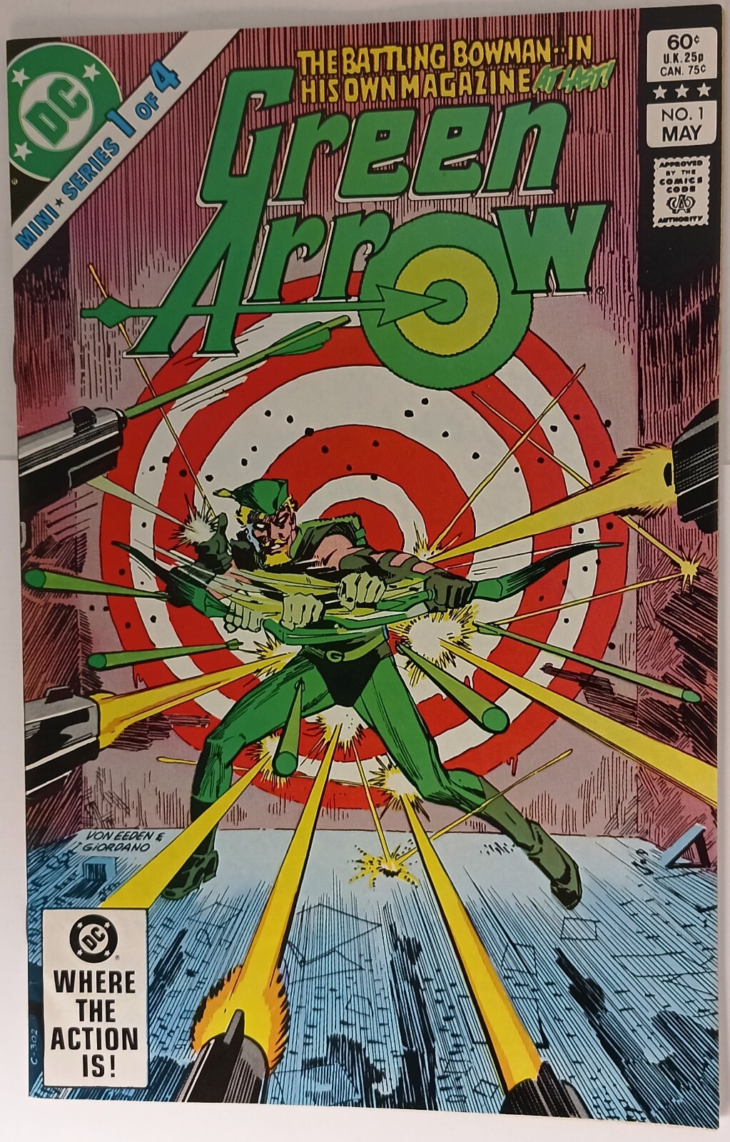 Green Arrow #1 - 4 DC Comics 1983 Four Issue Complete Mini-Series VF Green Arrow #1 - 4 DC Comics 1983 Four Issue Complete Mini-Series VF