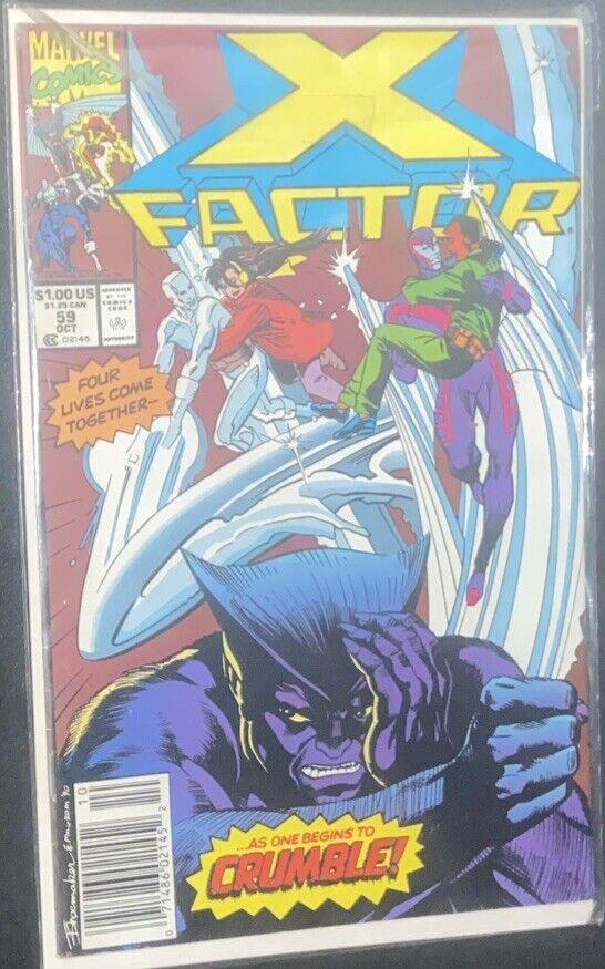 X-Factor (1986 1st Series) #59 Marvel Comic Book ( 2 Count)