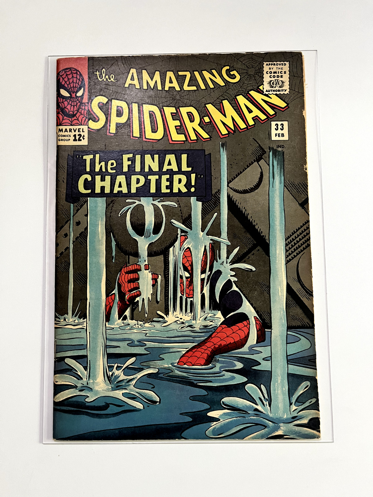 Amazing Spider-Man 33 (1966 Marvel Comics) Debut of Incredible Strength [FN/FN-]