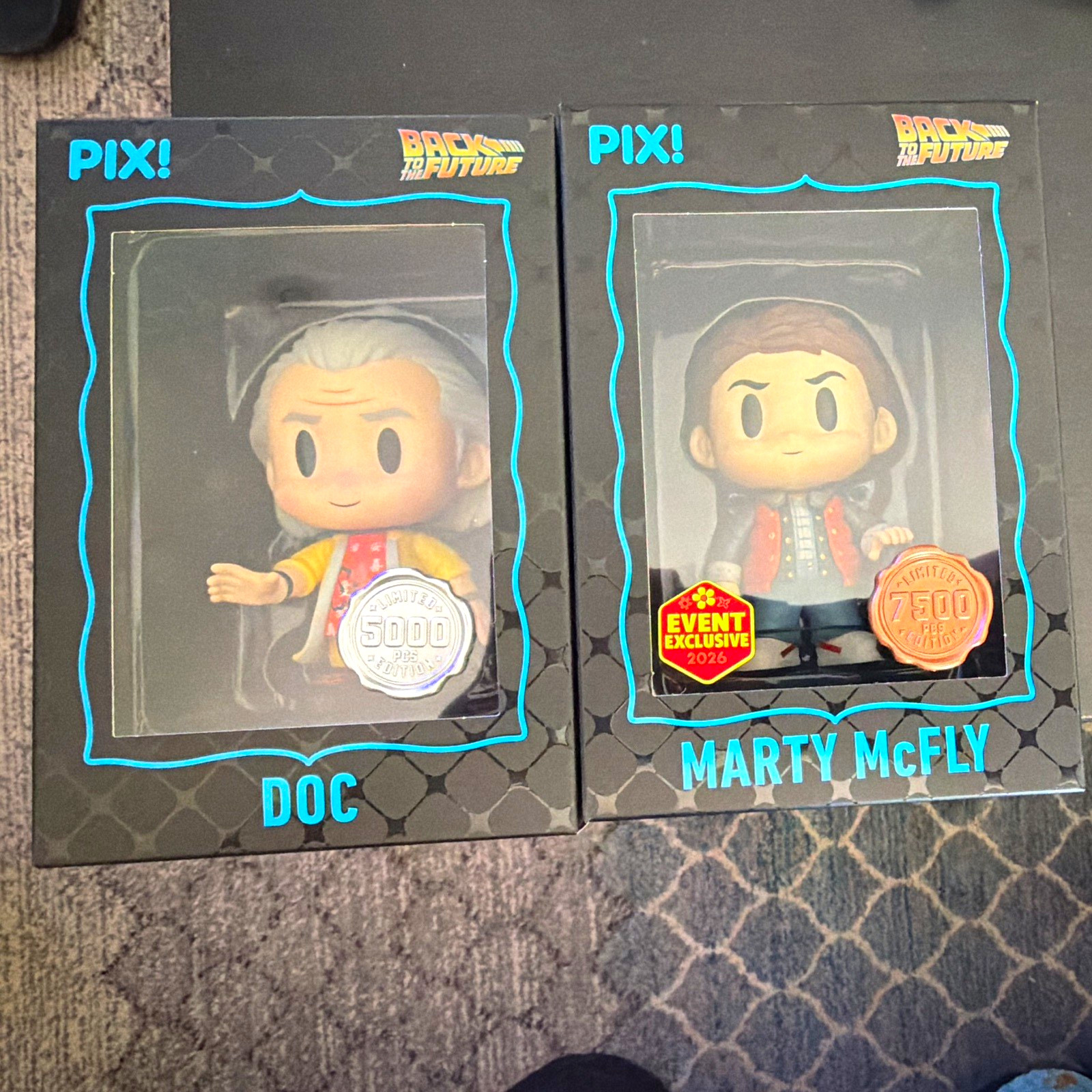 Thrilljoy PIXI Back to the Future Marty McFly & Doc Event Exclusive 7500