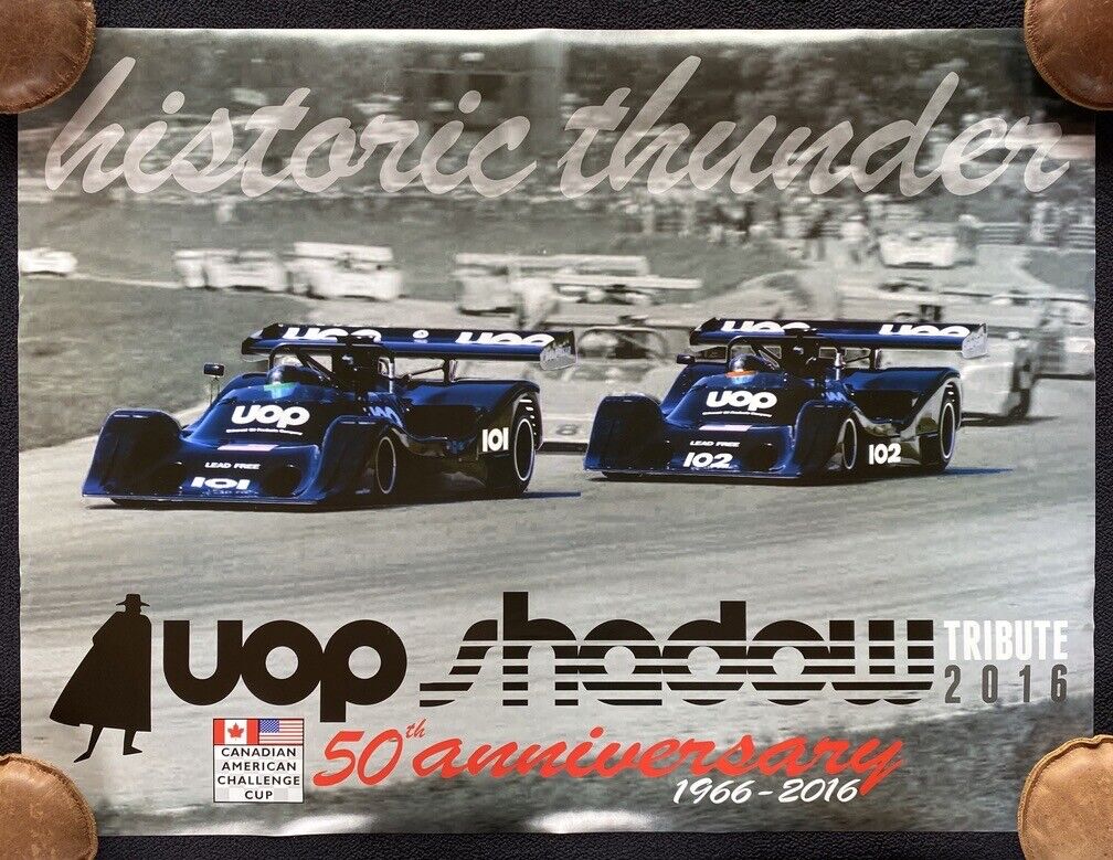 1974 UOP Shadow 50th Anniv Tribute 2016 Poster Road America CAN-AM Oliver