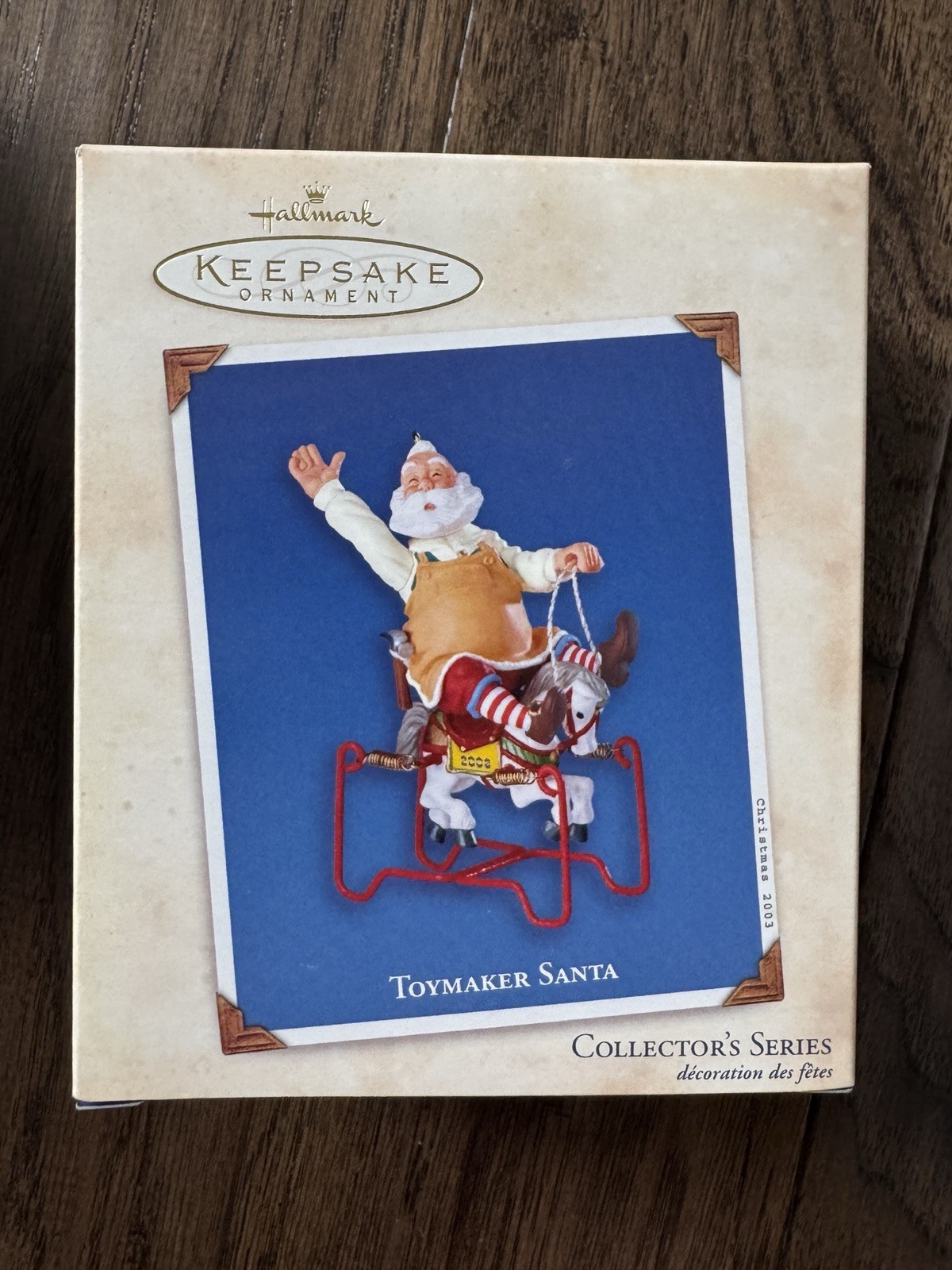 HALLMARK 2003 TOYMAKER SANTA SERIES ORNAMENT