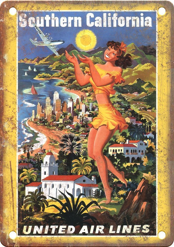California Vintage Travel Poster 12\