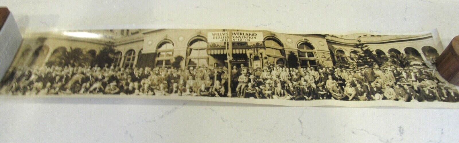 Willys Overland Dealer's Convention Huge Panoramic Photograph c1930 Oakland CA