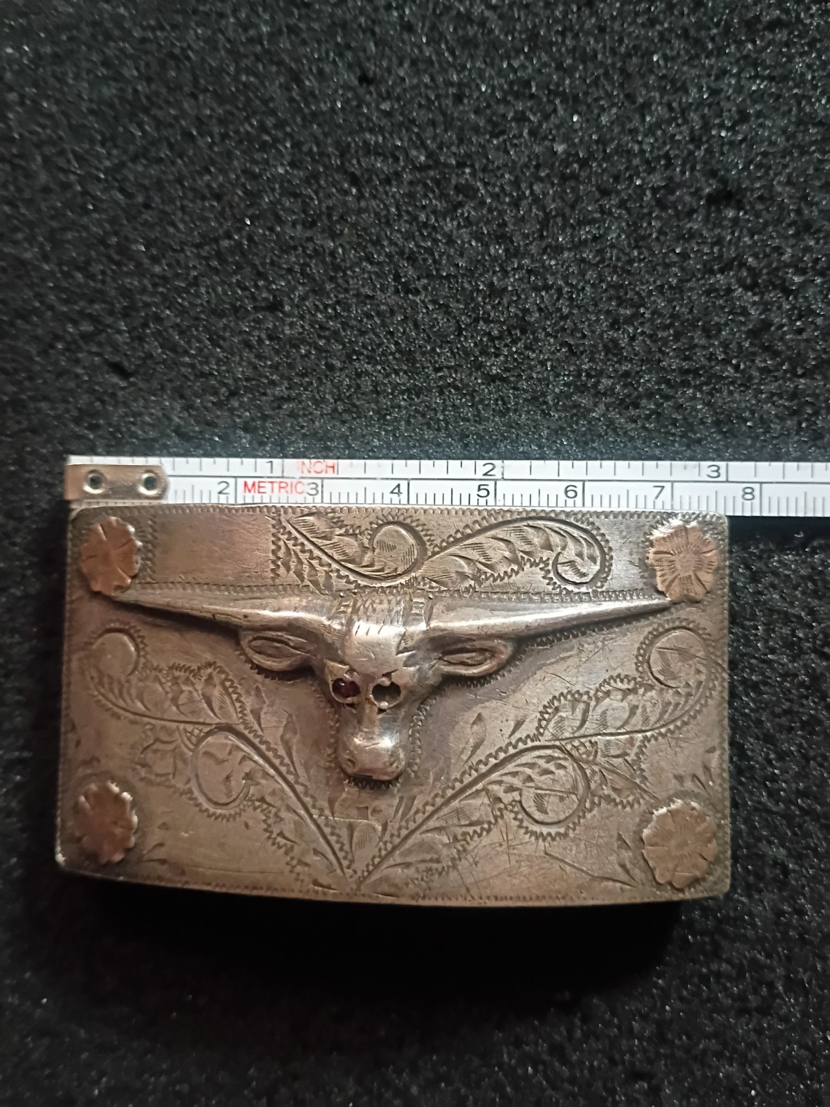 Vintage RMS (Romero Martinez Sandoval) Sterling Silver W/ 10k Gold Accents