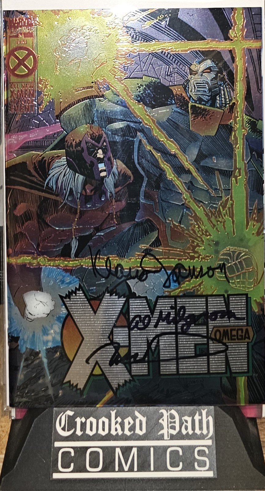 X-Men Omega #1 Signed by Klaus Janson, Al Milgrom, Tim Townsend w/COA X-Men Omega #1 Signed by Klaus Janson, Al Milgrom, Tim Townsend w/COA
