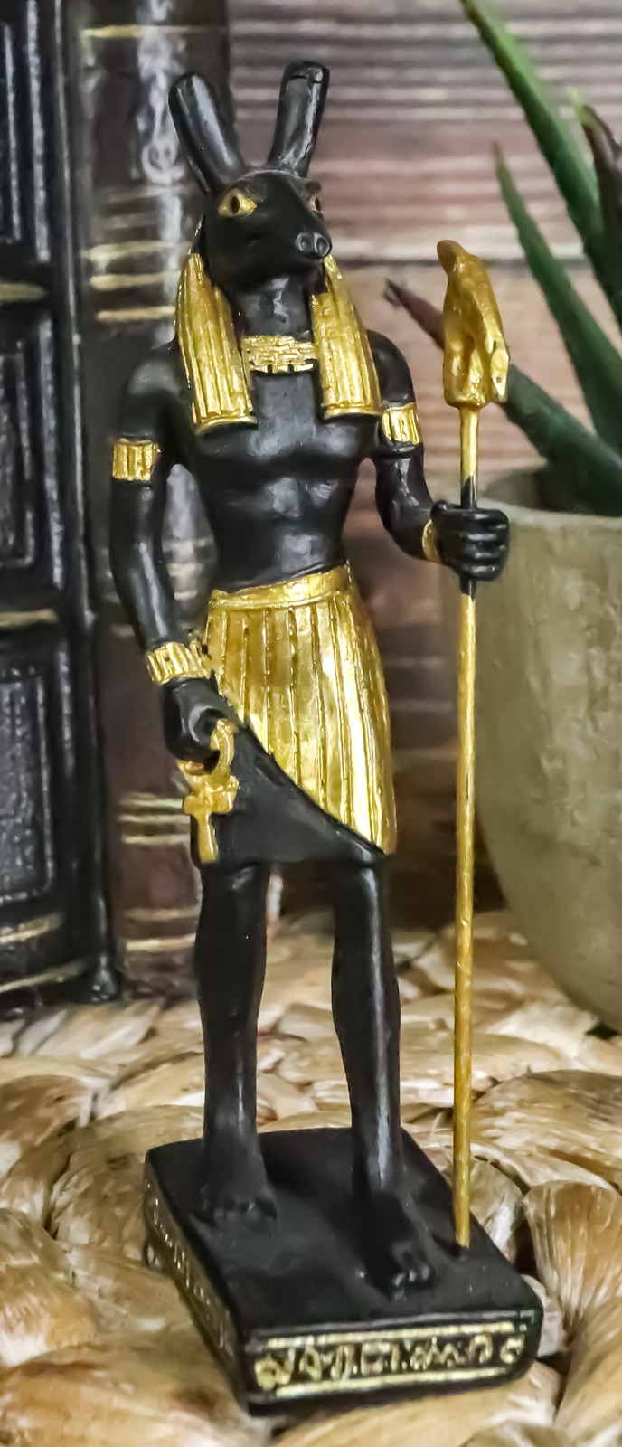 Egyptian God Of Chaos And Desert Seth Dollhouse Miniature Statue Gods Of Egypt Egyptian God Of Chaos And Desert Seth Dollhouse Miniature Statue Gods Of Egypt