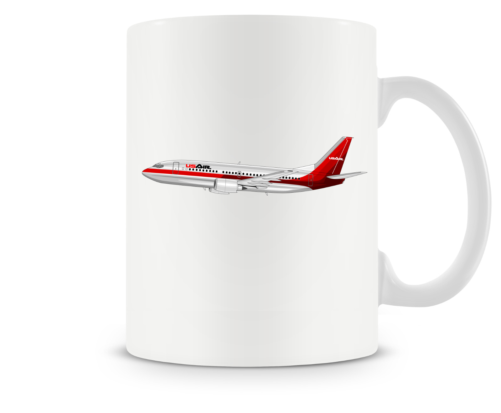 US Air Boeing 737 Ceramic Coffee Mug - 15oz. US Air Boeing 737 Ceramic Coffee Mug - 15oz.