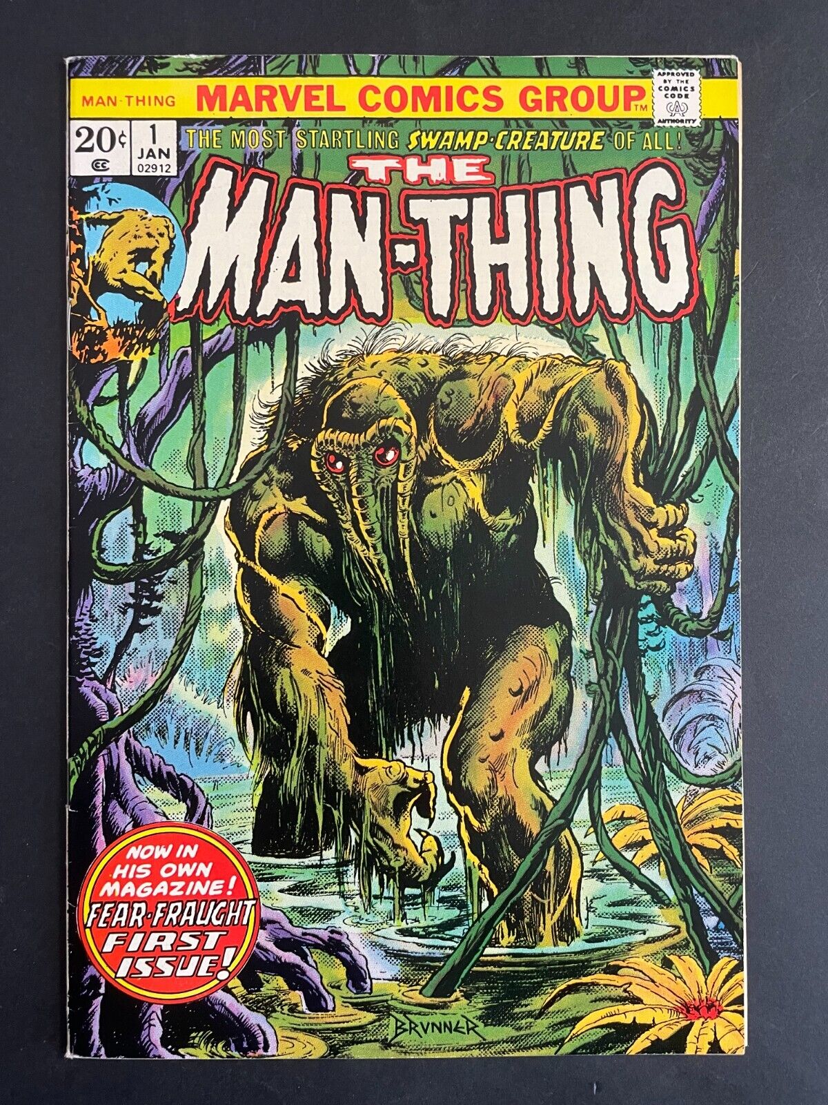Man-Thing #1 - Marvel 1974 Comics Solo Series