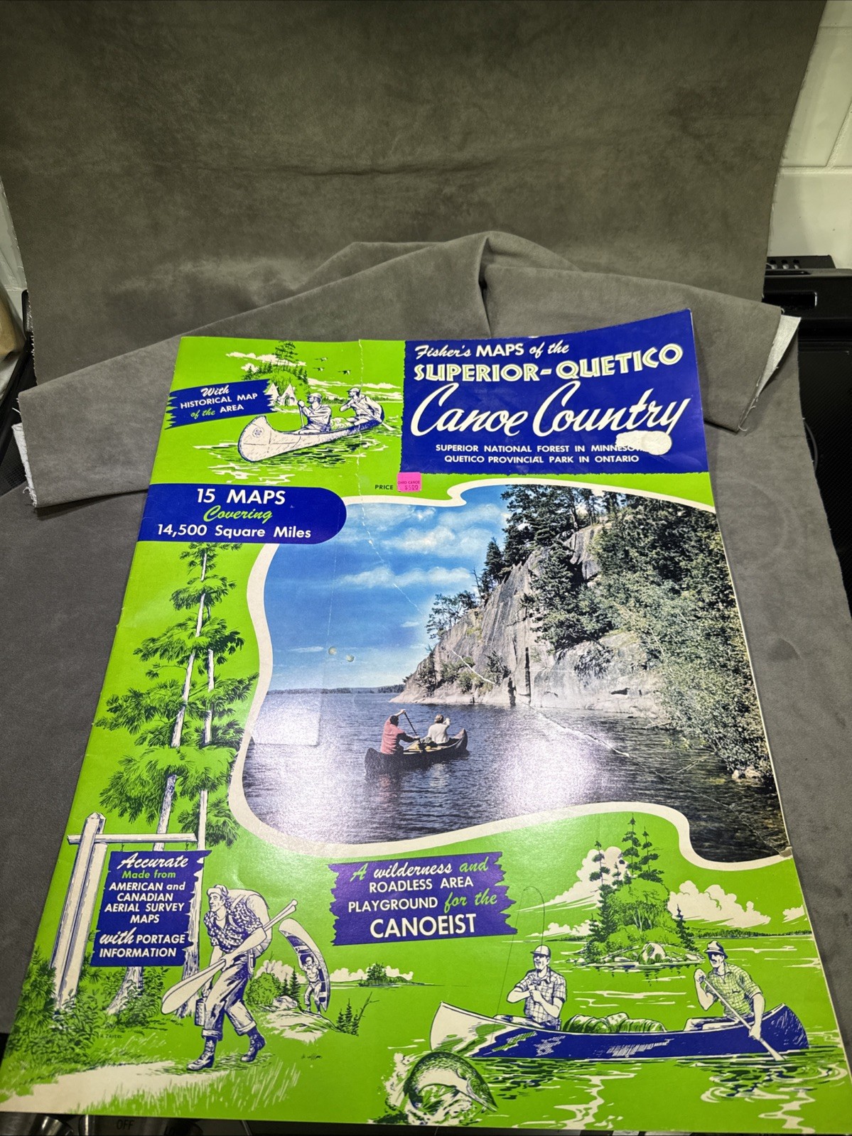 Fisher's Maps Superior-Quetico Canoe Country, Superior/Quetico, 15 Maps