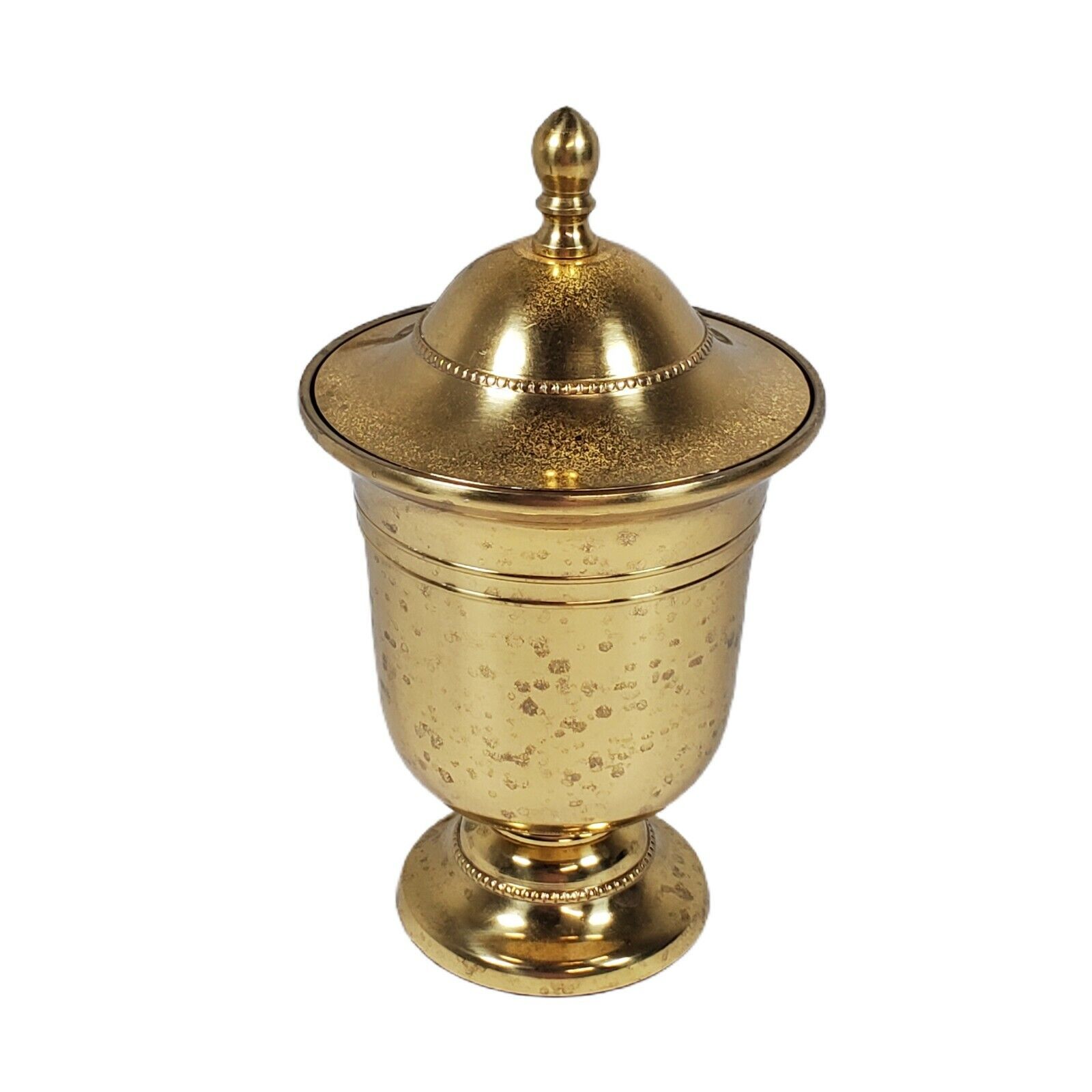 Frontgate Brass Italian Urn Pedestal Dish Trinket Candy 8