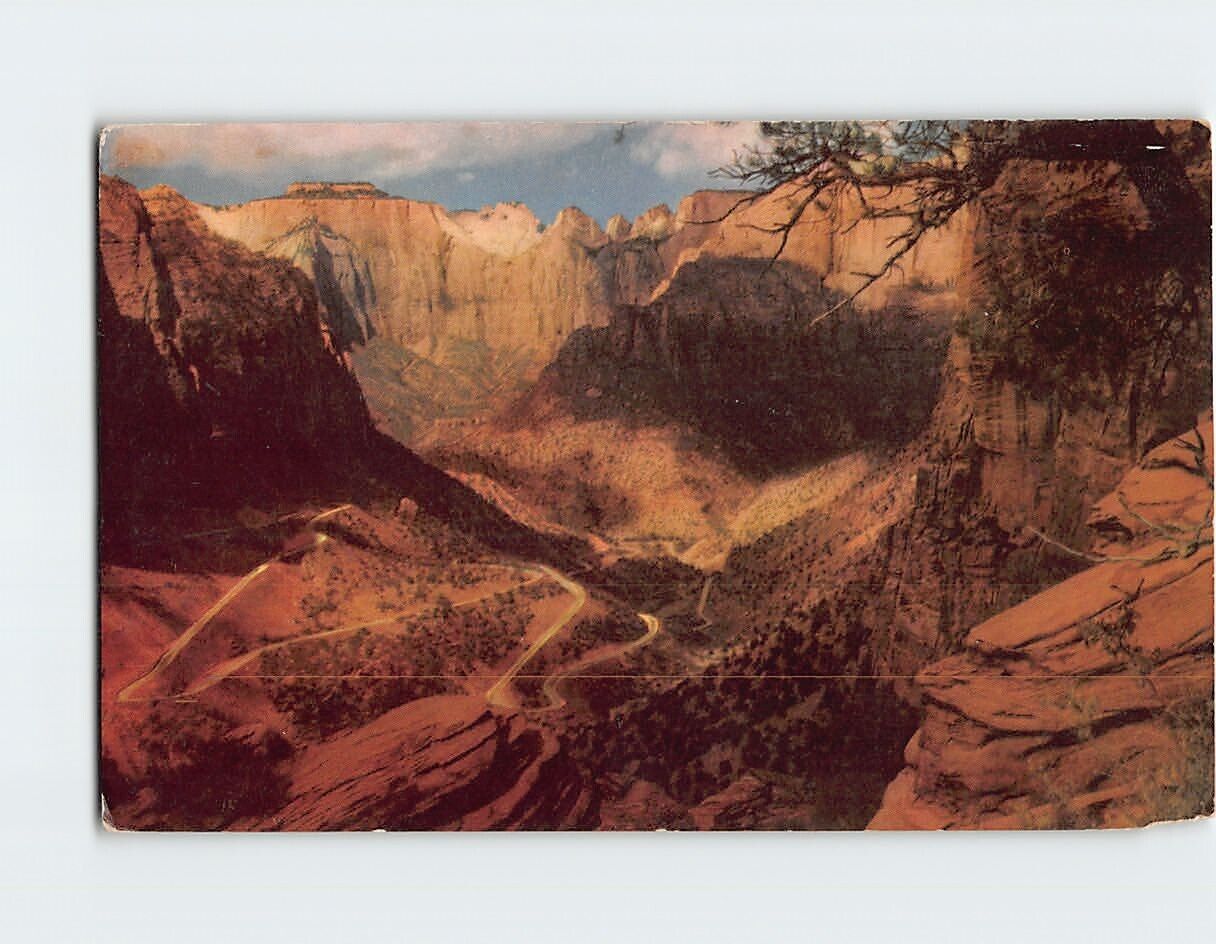 Postcard Zion Canyon Utah USA