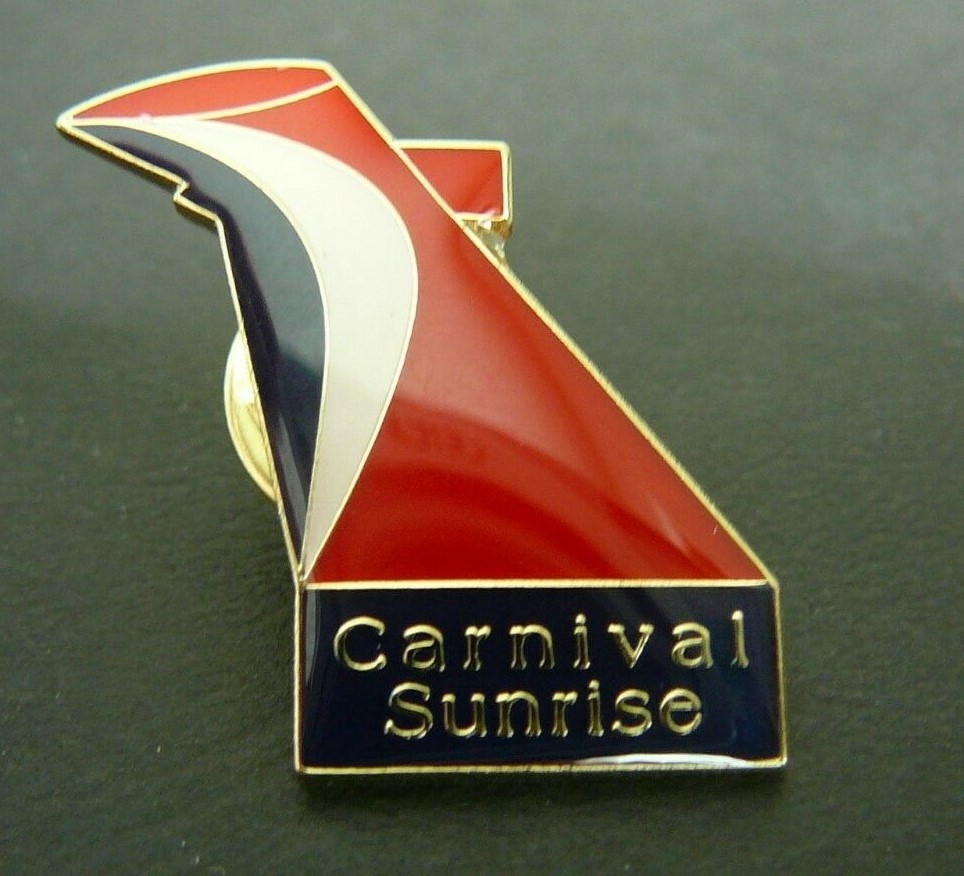 CARNIVAL CRUISE LINES SUNRISE FUNNEL PIN CARNIVAL CRUISE LINES SUNRISE FUNNEL PIN