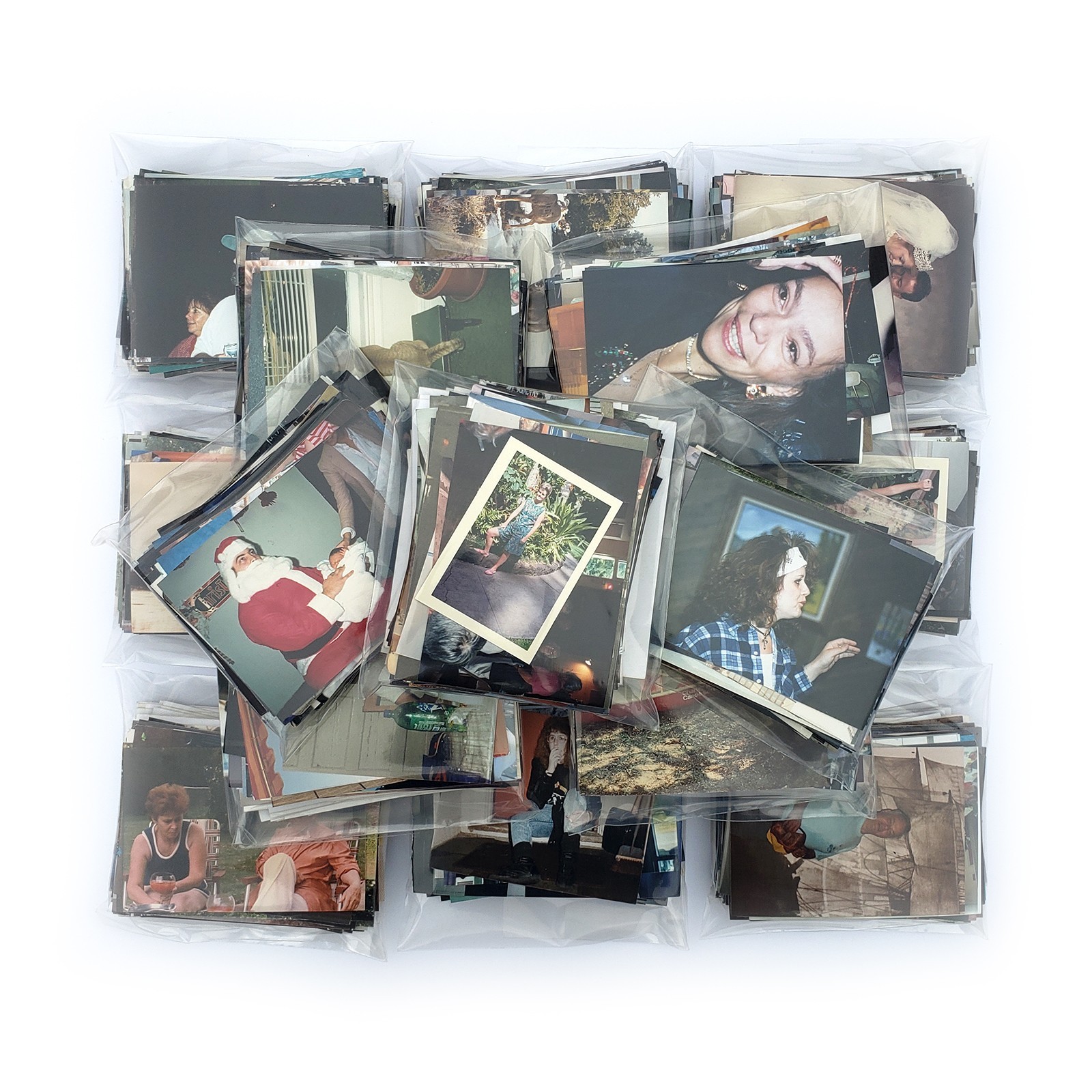 100 Vintage Color Photos Lot - Found Snapshots - Original Old Junk Nostalgia