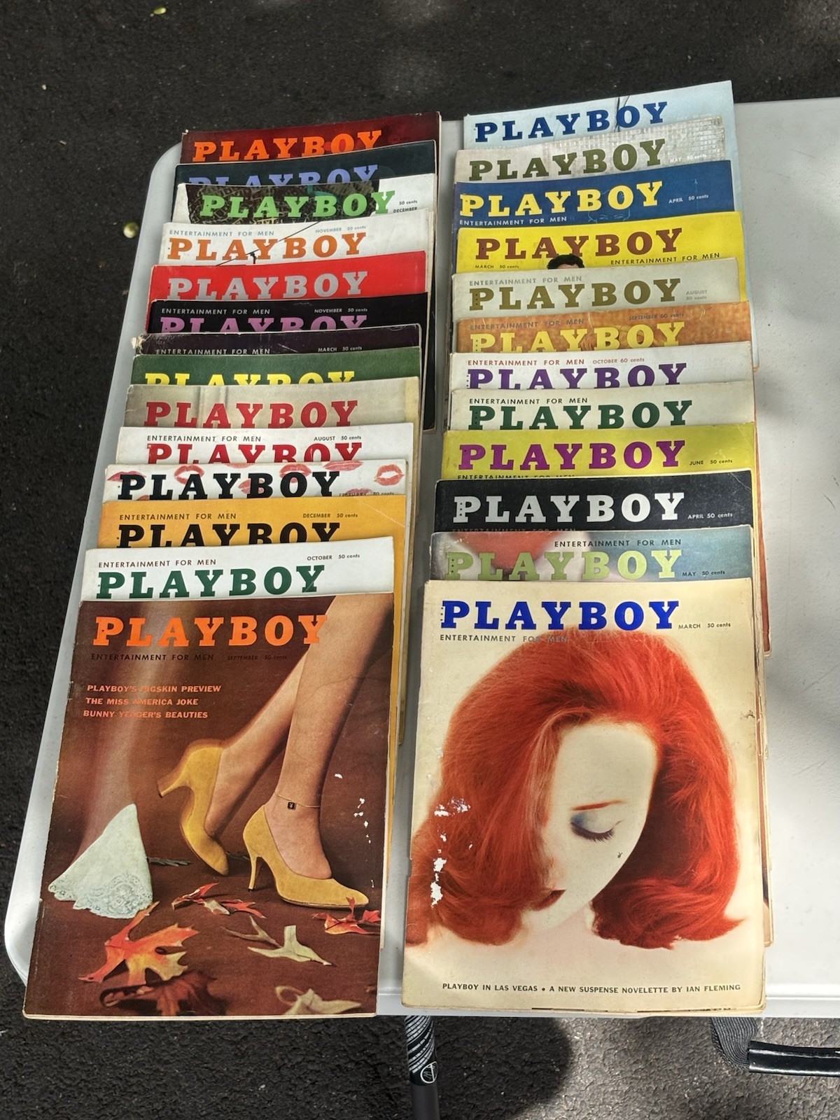 Vtg Magazine Lot Playboy Starting From 1950s 260 Total