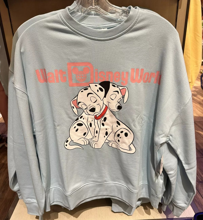 Disney Parks 2024 101 Dalmatians Light Weight Sweatshirt WDW New Size Medium