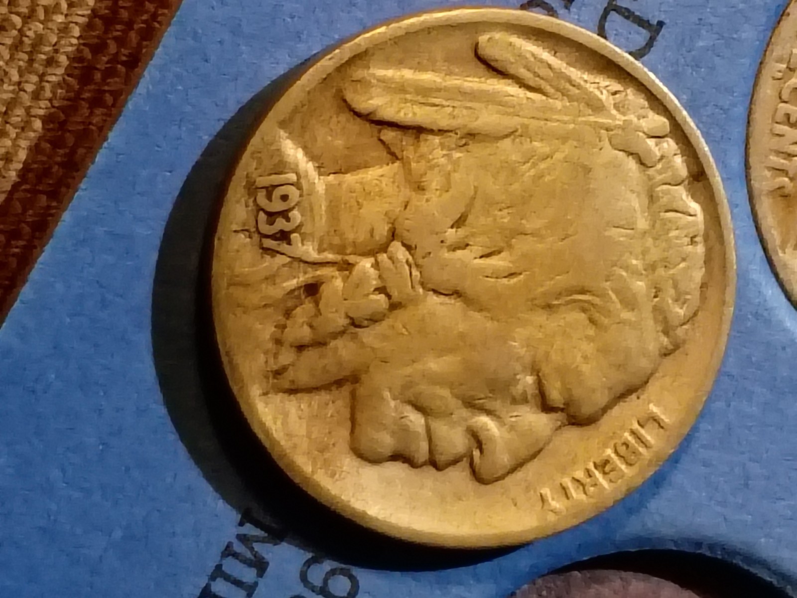 RARE 1937-D Three Legged Collectible Buffalo Nickel 5C RARE 1937-D Three Legged Collectible Buffalo Nickel 5C