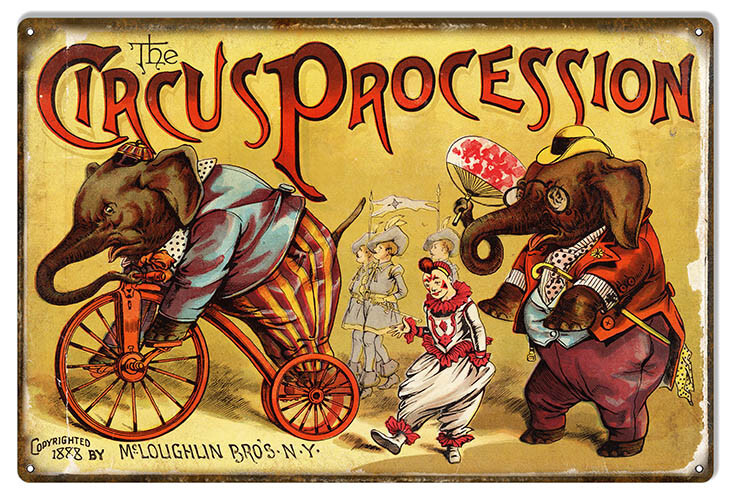 1888 MCLOUGHLIN BROS CIRCUS PROCESSION 18