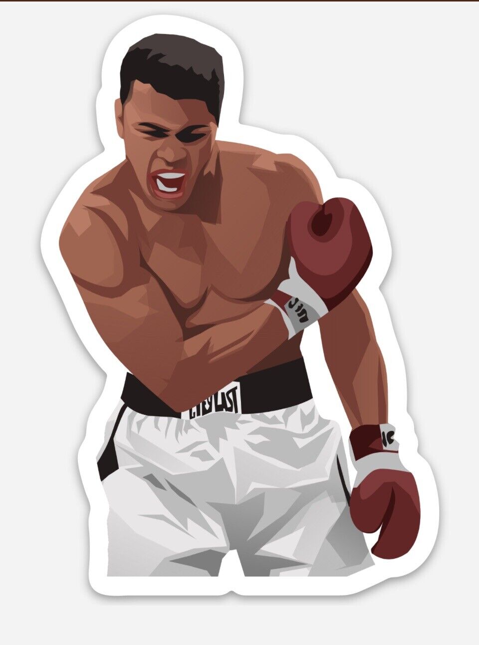 Muhammad Ali Memorial #1 Refrigerator Sticker