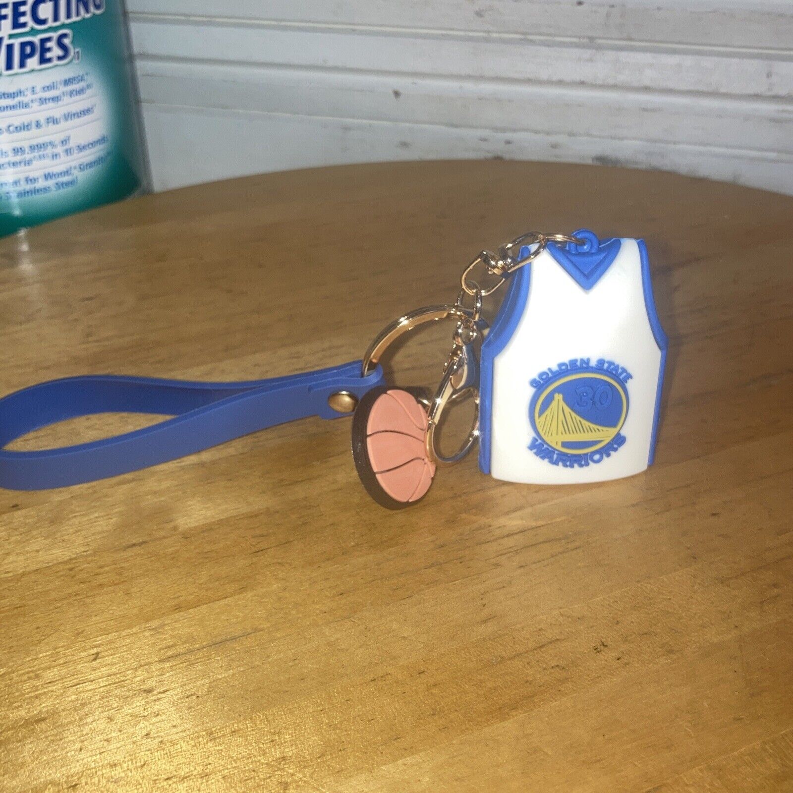 Golden State Warriors #30 Steph Curry 3D Jersey Keychain w/Carrying Strap