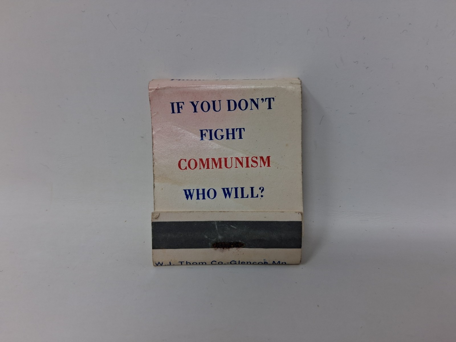Vintage Anti Communist John Birch Society Matchbook Vintage Anti Communist John Birch Society Matchbook