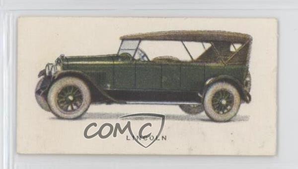 1924 Imperial Tobacco Canada Motor Cars Tobacco E50 Lincoln #33 0t5