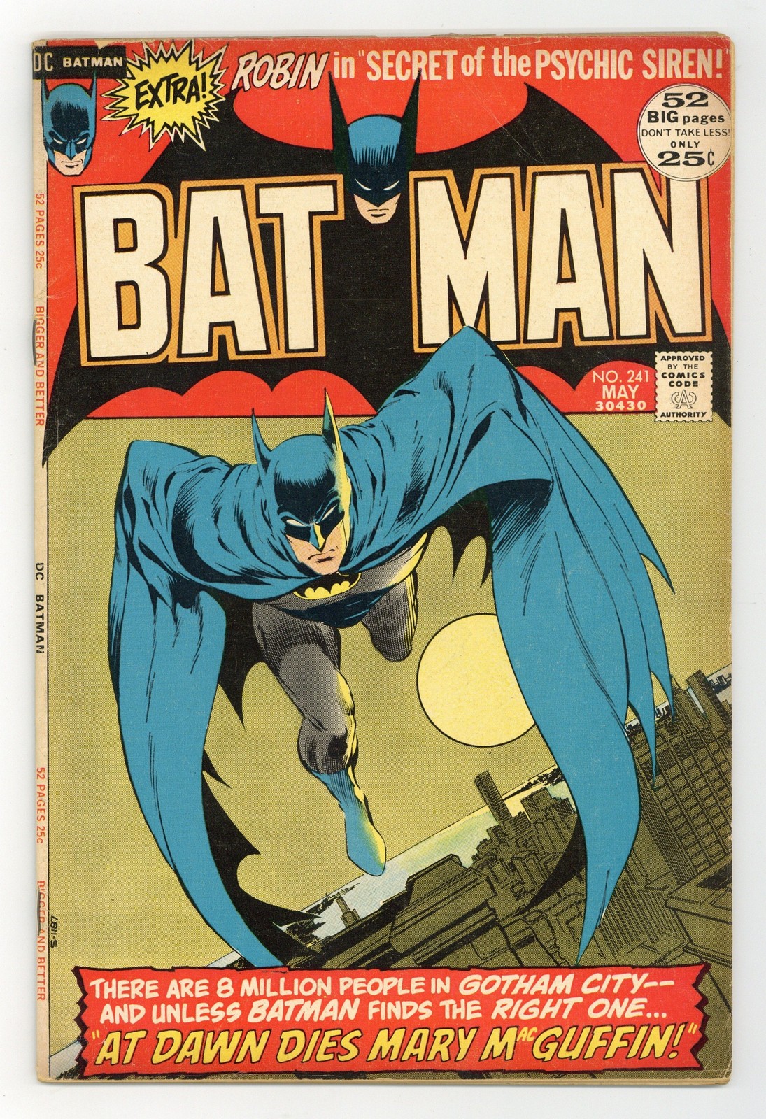 Batman #241 VG 4.0 1972
