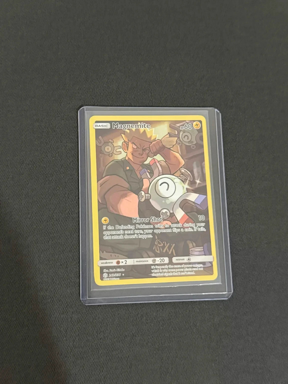 Pokémon TCG Magnemite 242/236 Cosmic Eclipse Character Rare Holo English 2019 Pokémon TCG Magnemite 242/236 Cosmic Eclipse Character Rare Holo English 2019