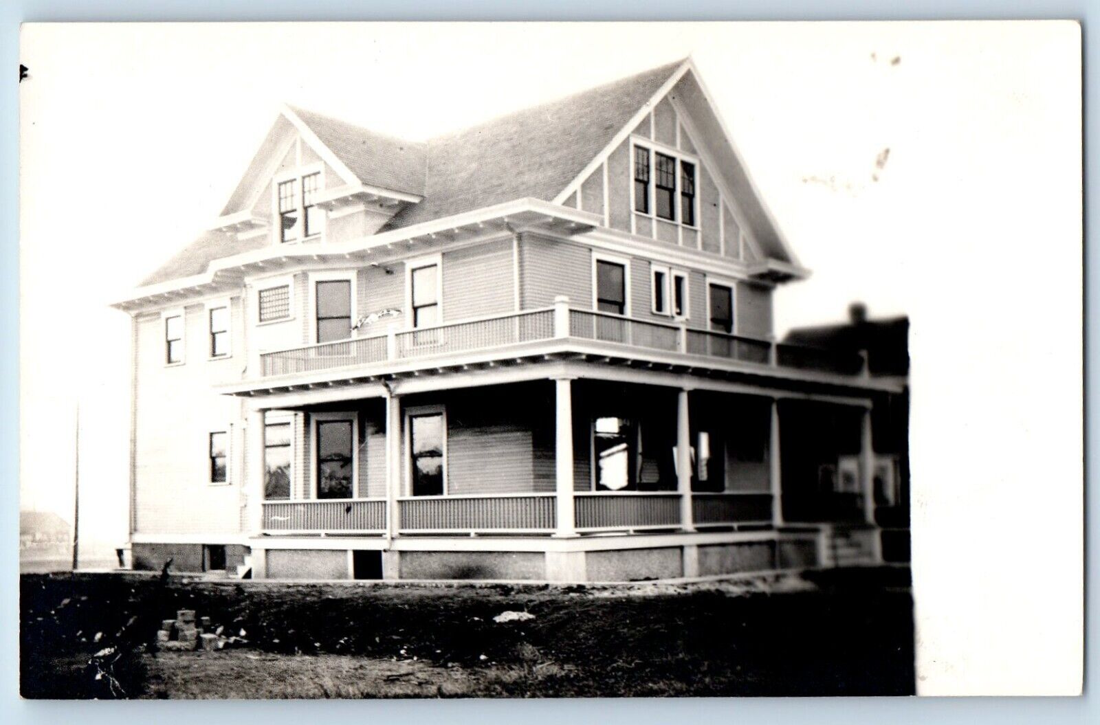 Arlington Minnesota MN Postcard RPPC Photo Victorian House Scene c1910's Antique