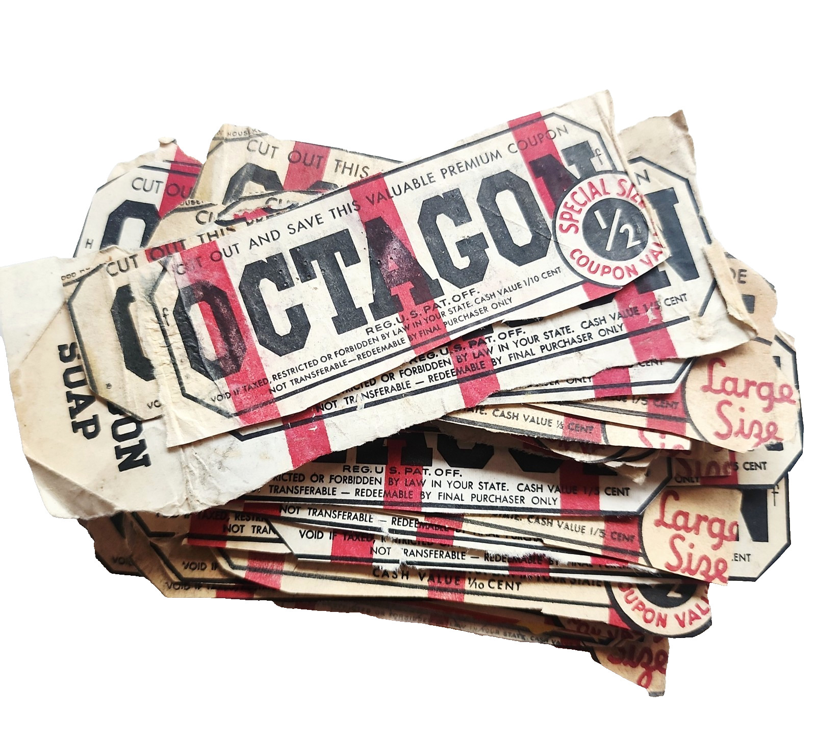 1930s Colgate Octagon Soap Bulk Coupon Lot Of 55 Pcs Advertisement New Jersey