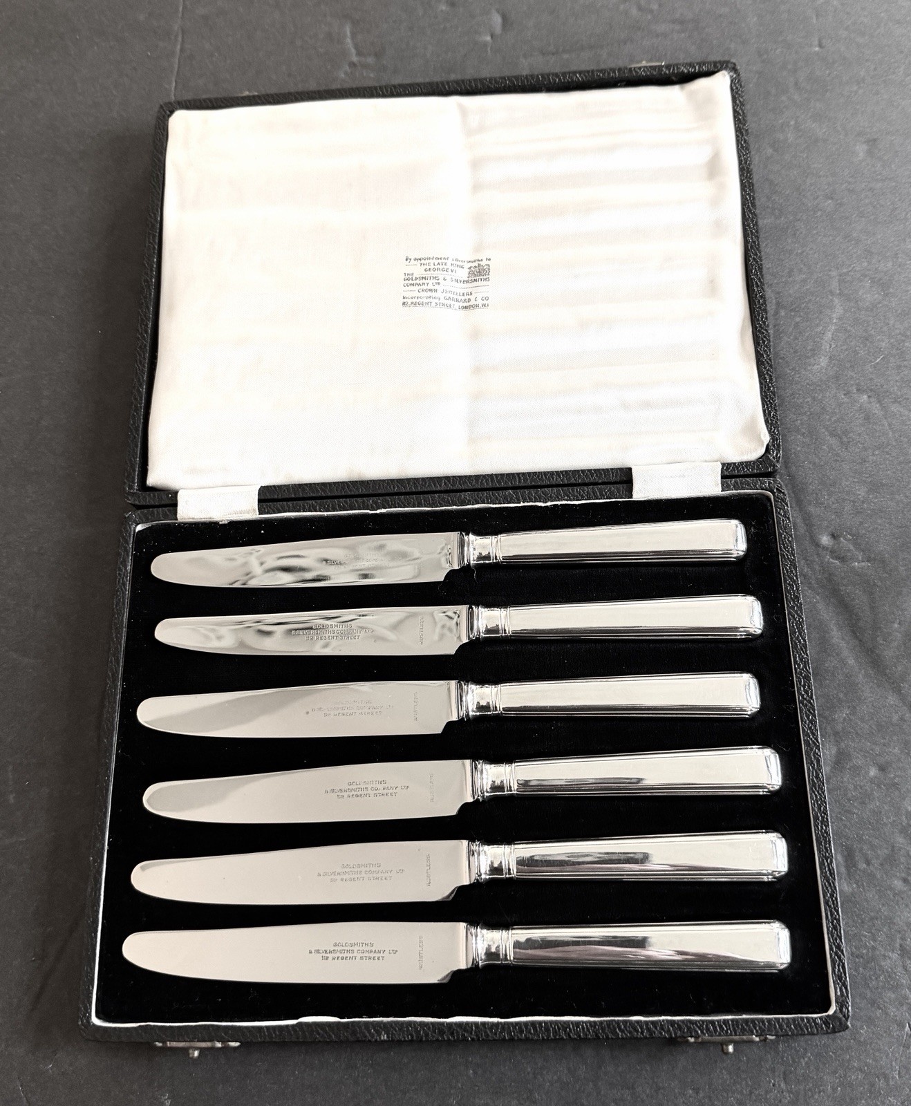Antique Silver Plated Knives UK Garard & Co. Goldsmiths and Silversmiths Co.