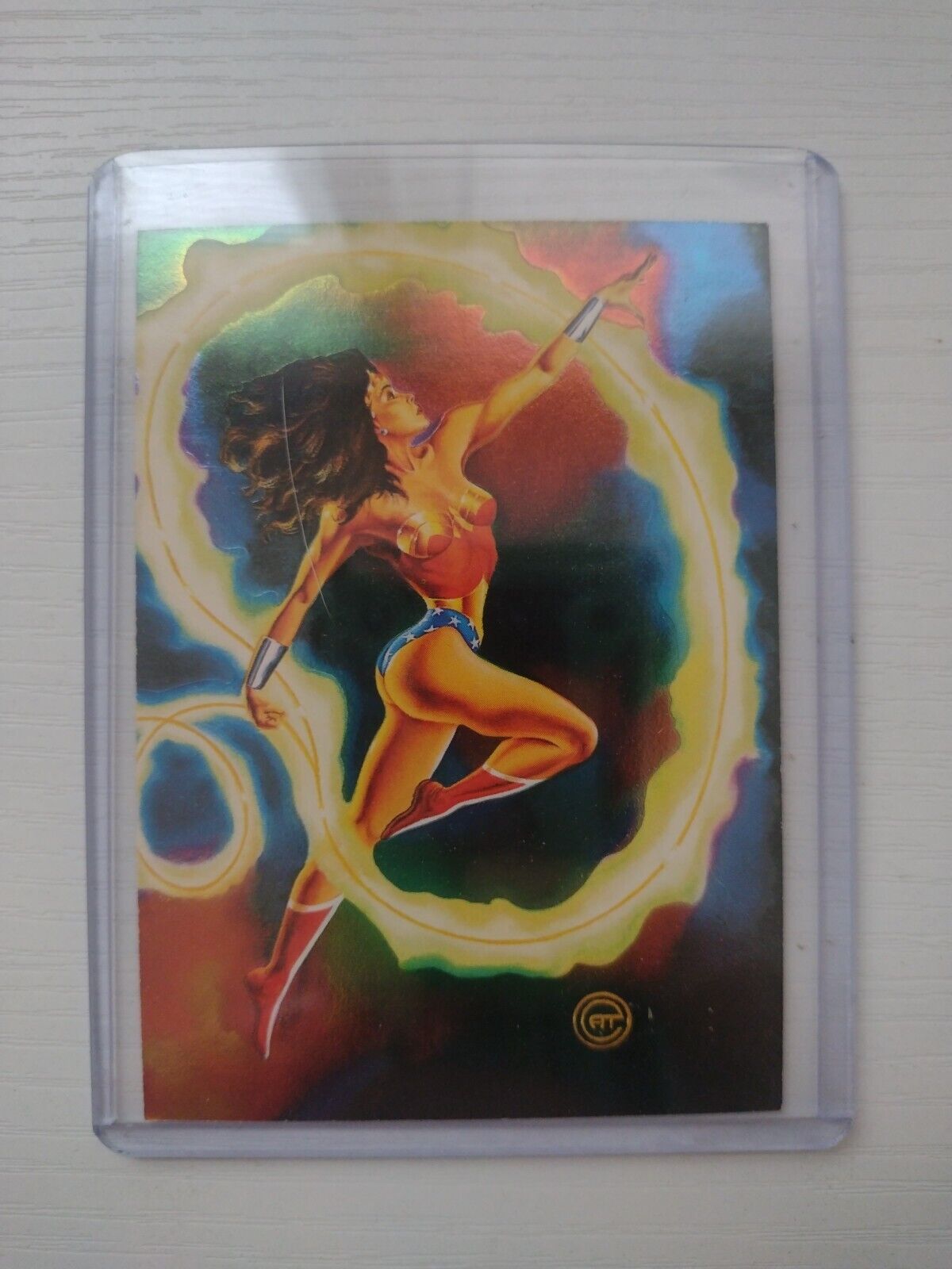 1994 SkyBox DC Master Series Foil Chase ERROR Card Wonder Woman #F1 HYPER RARE🔥