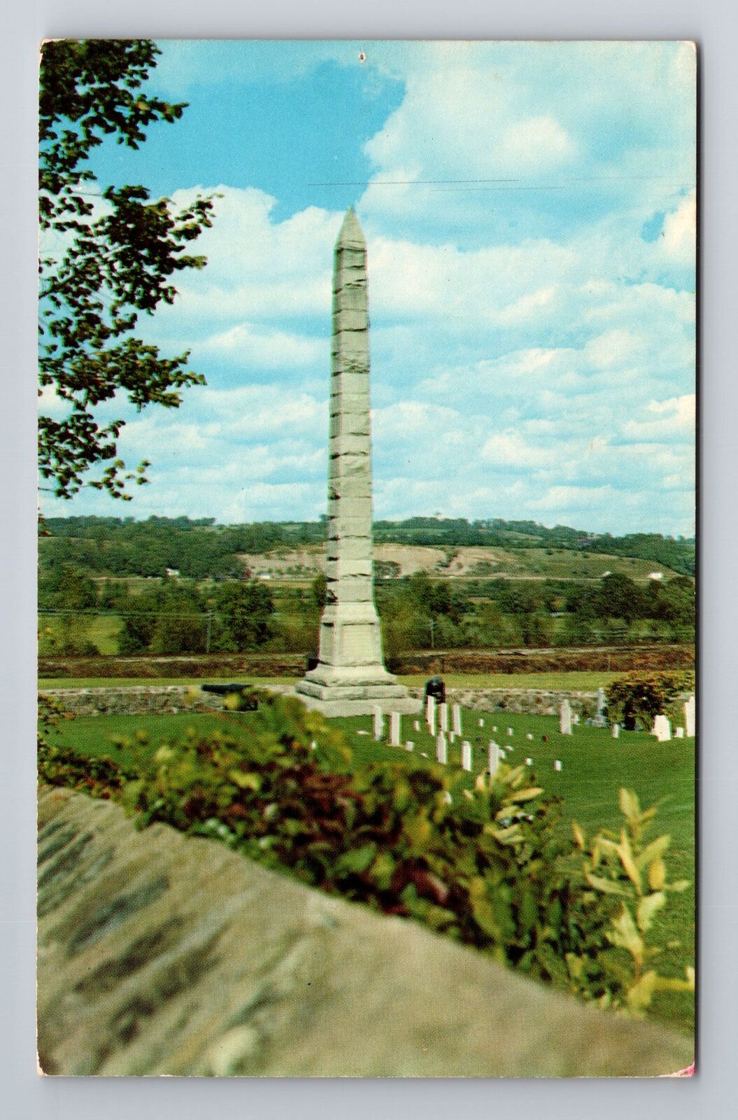 Little Falls NY-New York, General Herkimer Monument, Antique, Vintage Postcard