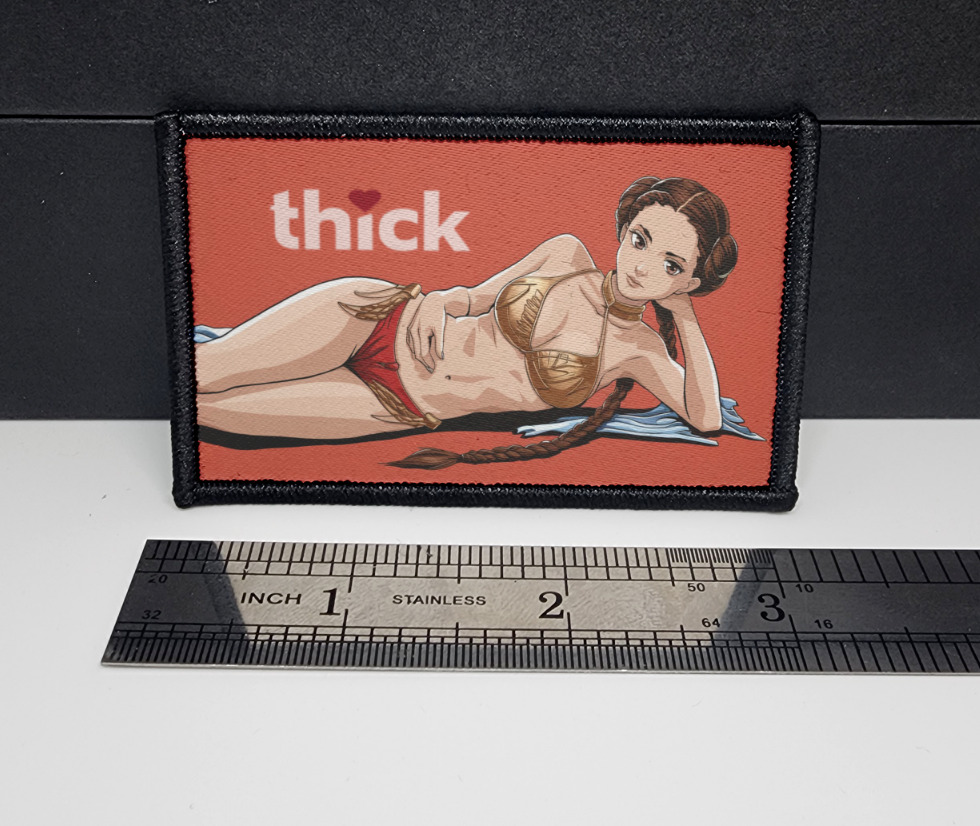 Thick❤ Sexy Anime Girl Morale Patch Custom Tactical (Princess Leia inspired)