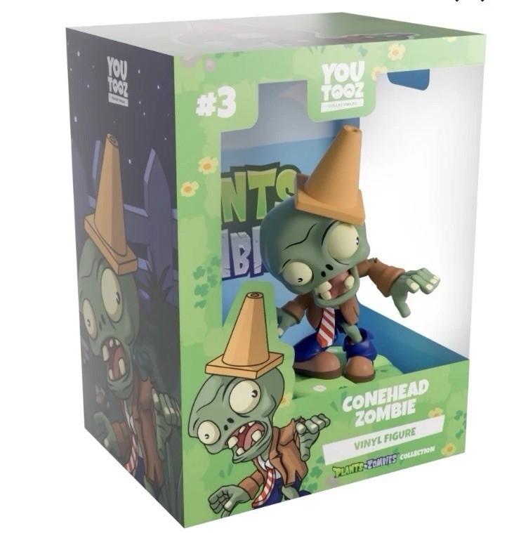 Youtooz * Conehead Zombie * Plants Vs Zombies Collection * Vinyl Figure * NEW