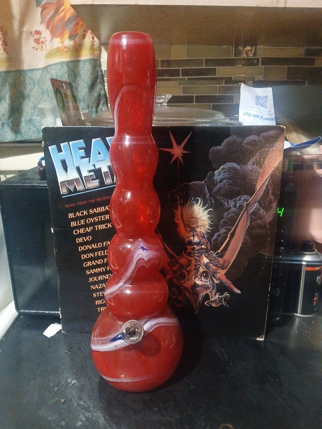 Glass water bong 16 inches Glass water bong 16 inches
