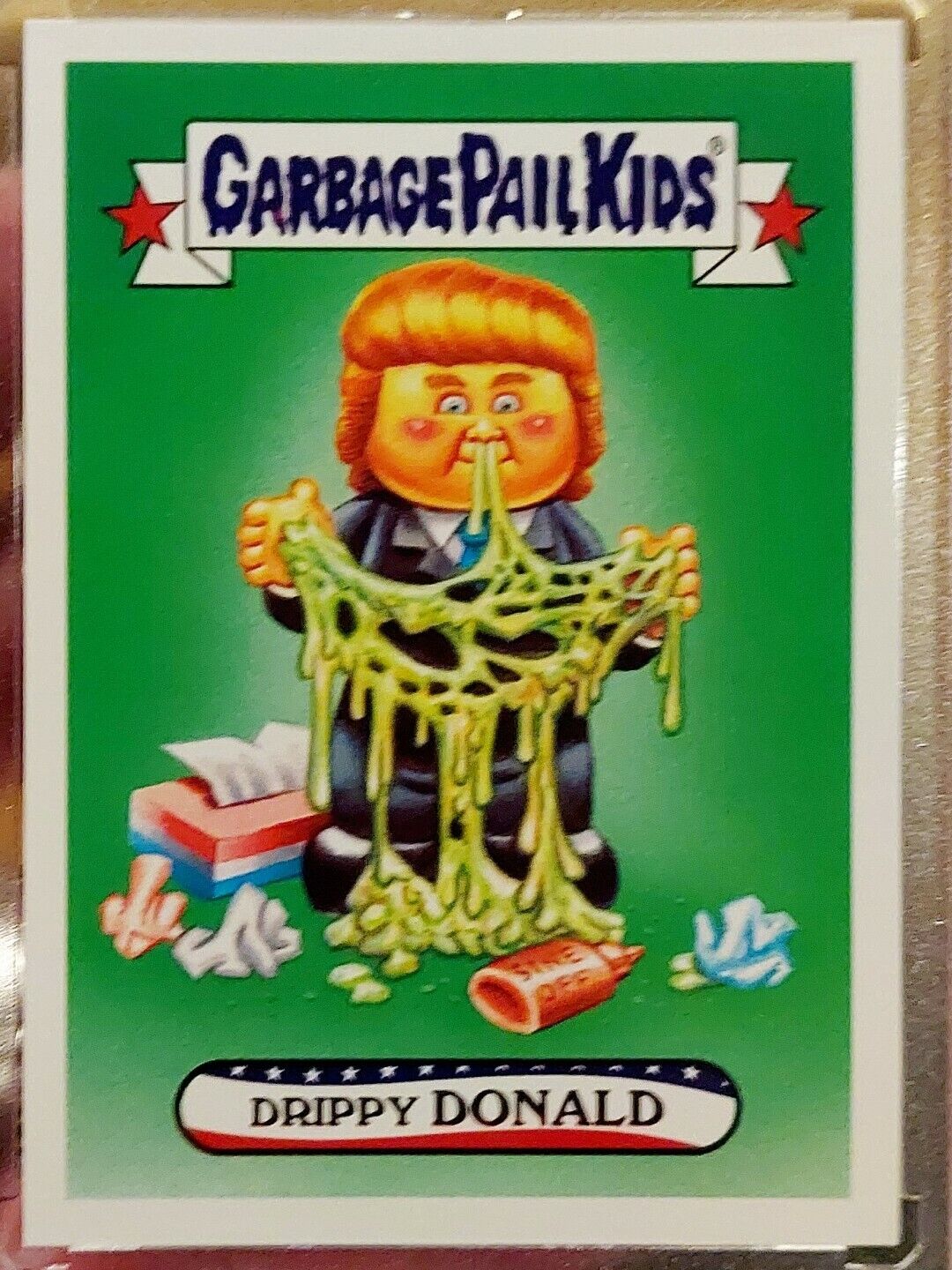 2016 GPK Disg-Race to the White House Drippy Donald SP (1/399) Garbage Pail Kids
