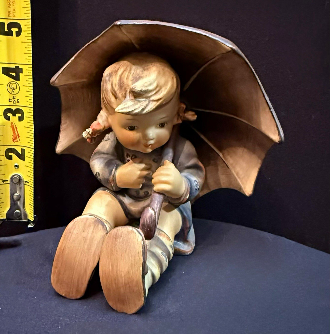 Hummel/Goebel “Umbrella Girl” Porcelain Hand Painted Figurine 5 in TMK3