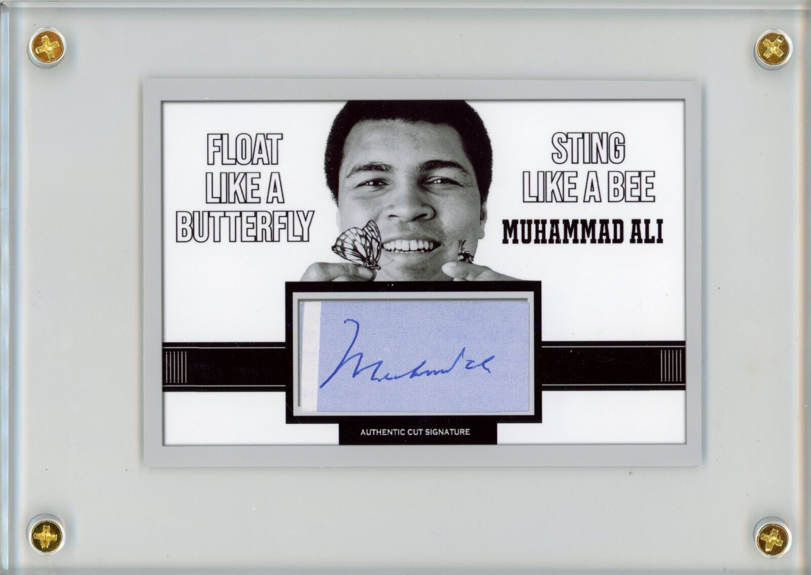 Muhammad Ali ~ Signed Autographed Float Like A Butterfly Trading Card ~ JSA LOA