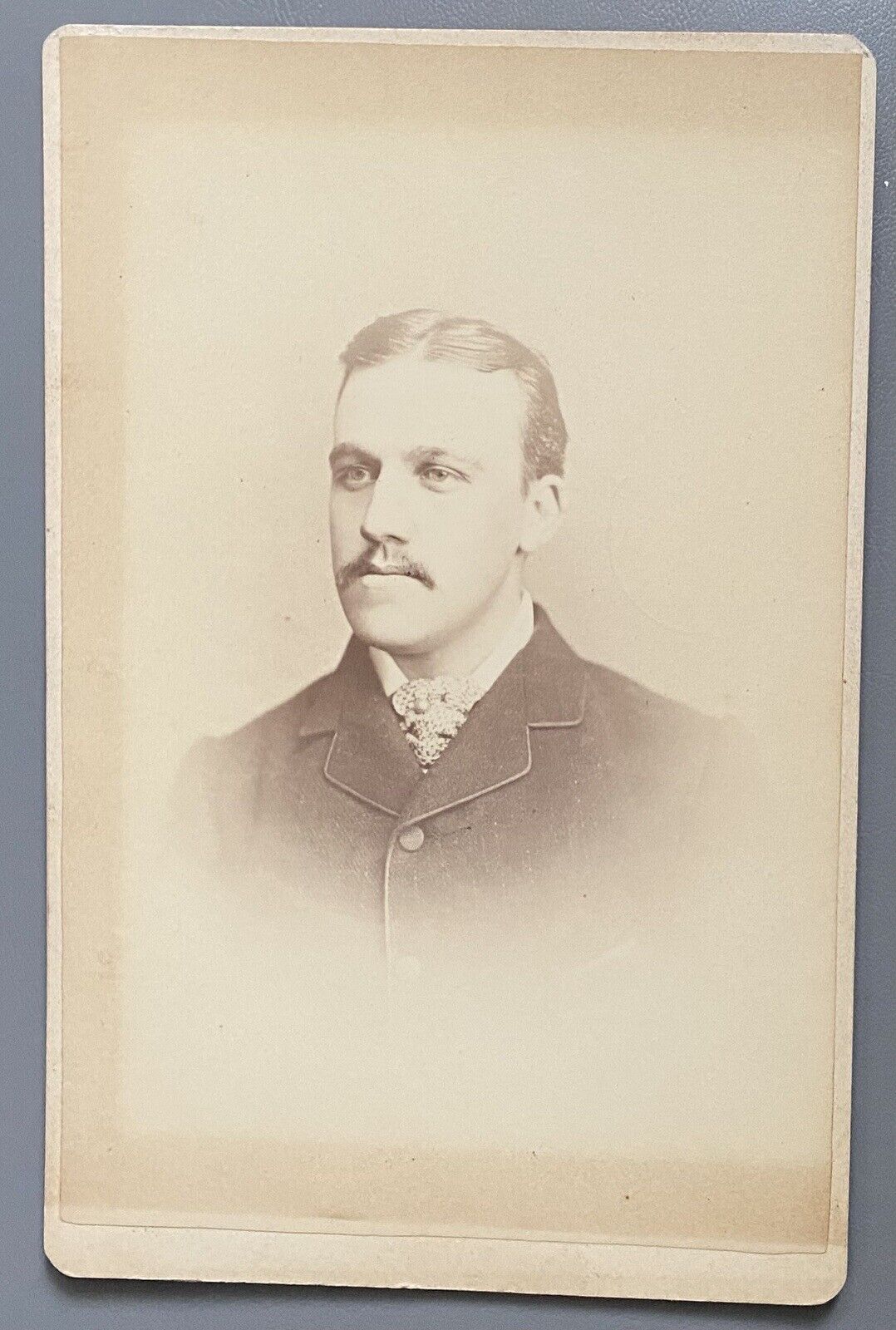 1880s Bucknell Billy Rhines Cabinet Card Ridgway PA MLB Baseball 20 Game Win RHP