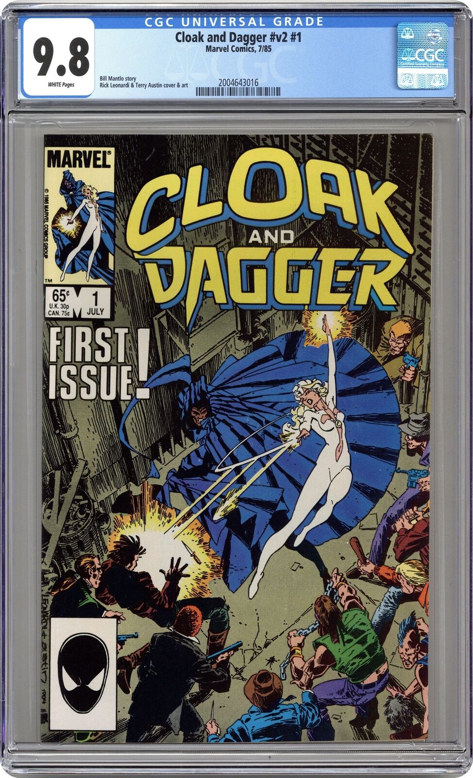 Cloak and Dagger #1 CGC 9.8 1985 2004643016